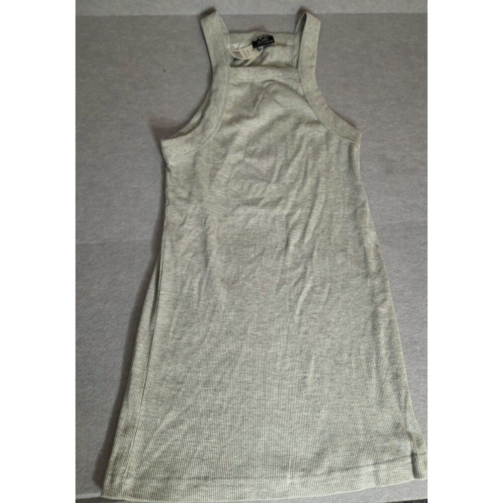 Galaxy by Harvic Tank Top Men's 2XL Gray Ribbed 100% Cotton Sleeveless Shirt NWT